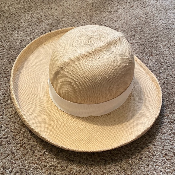Sm/med Seeberger Straw Hat-NWOT - Picture 3 of 5